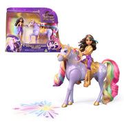 Unicorn Academy, Sophia & Light Magic Wildstar with Rainbow Light-up Effects, 2 Riding Accessories, Dolls & Unicorn Toys for Girls Ages 4 and up