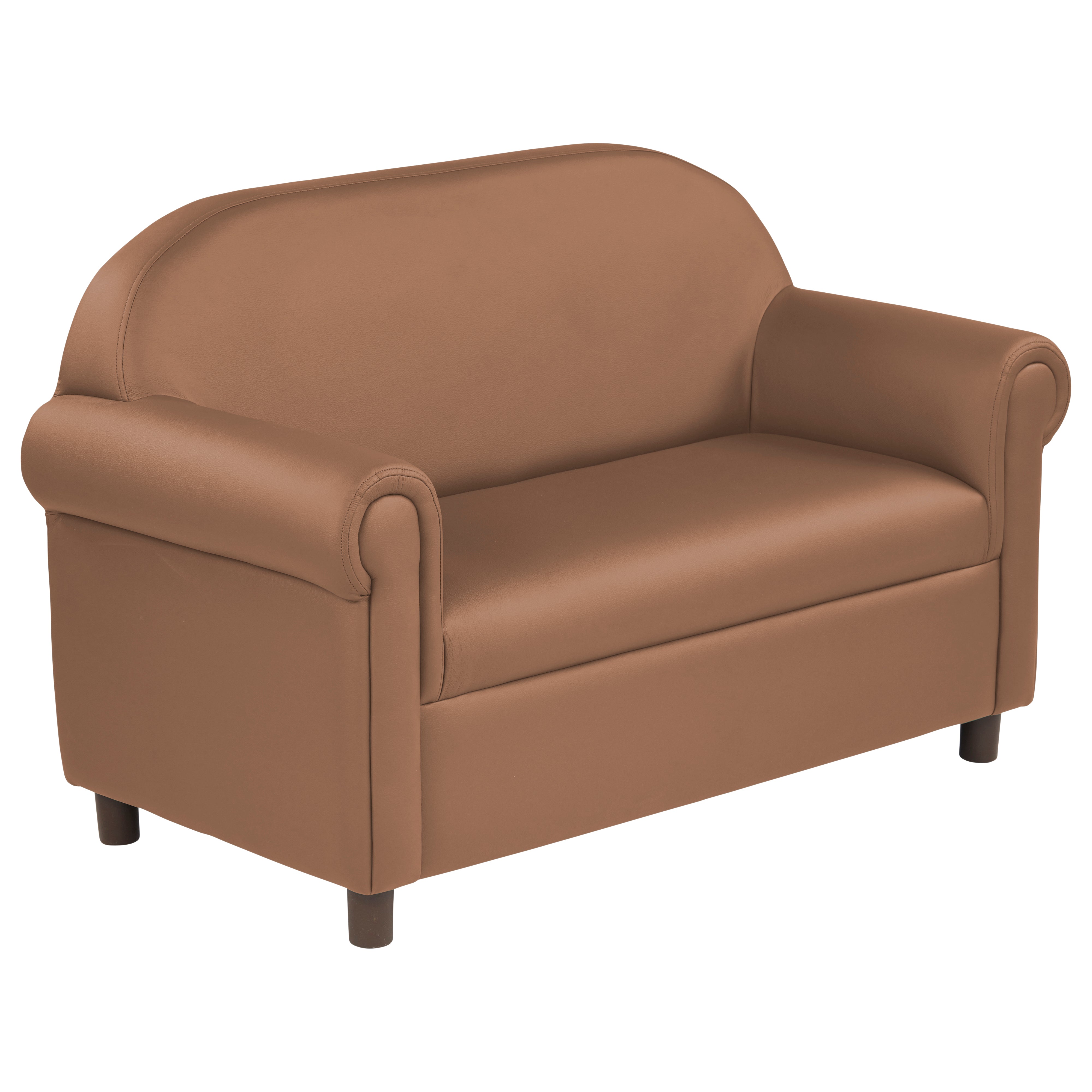Little Lux Youth Sofa - Chocolate