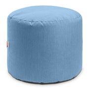 Jaxx Spring Indoor / Outdoor Bean Bag Pouf Ottoman, Sunbrella Ocean