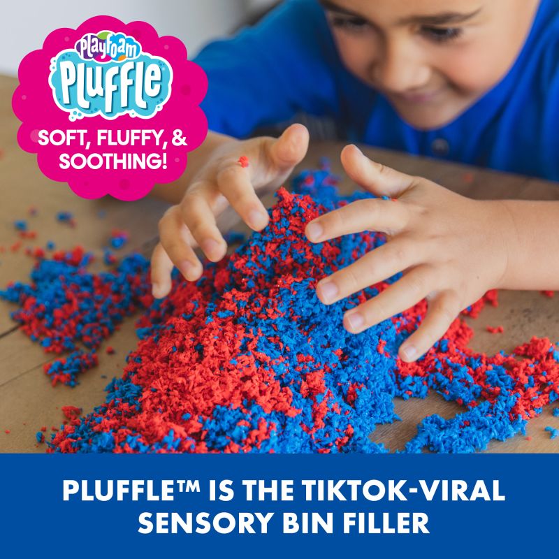 Playfoam Pluffle®  4PK BLK/RED/BLU/ORG