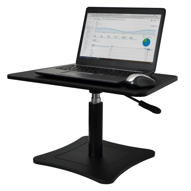 High Rise Height Adjustable Laptop Stand, Black