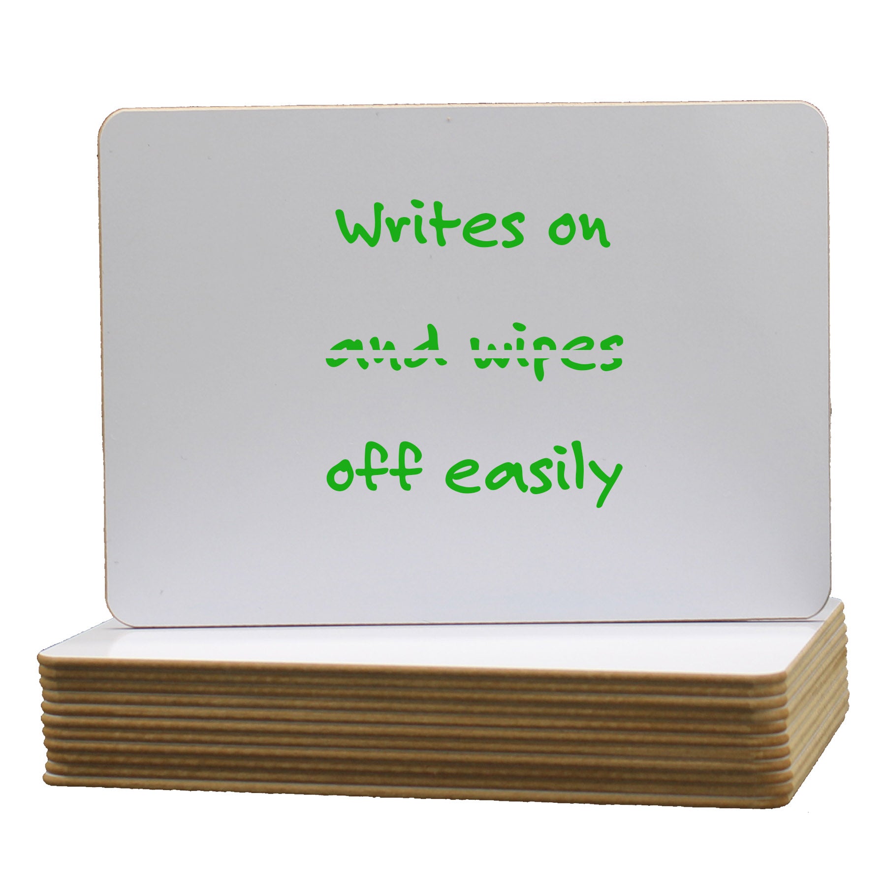 Double-Sided White Dry Erase Board, 5" x 7", Pack of 12
