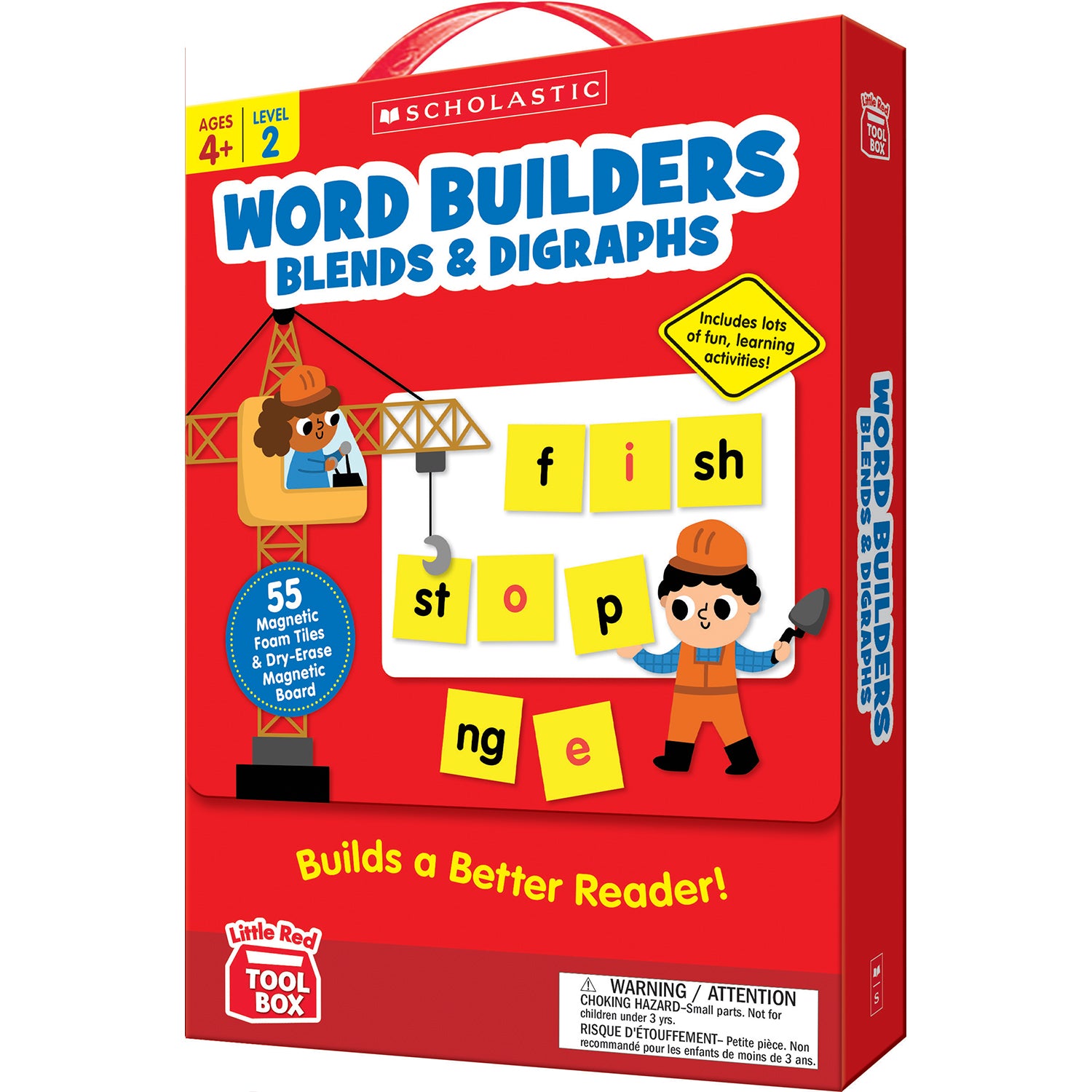 Little Red Tool Box: Word Builders Phonics Tiles: Blends, Digraphs & More