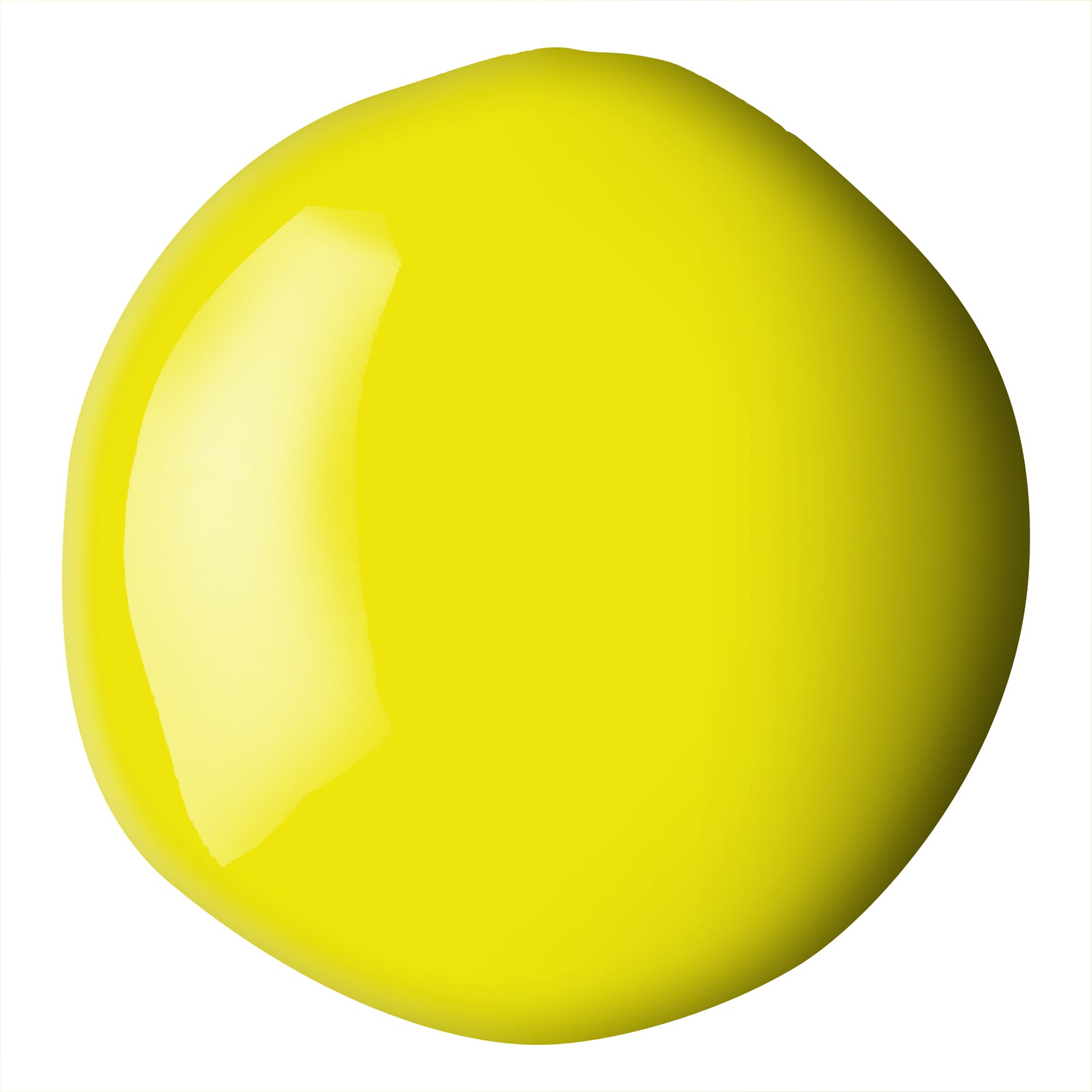 LQ BASICS Acrylic Fluid 118ml Bottle -  Fluorescent Yellow