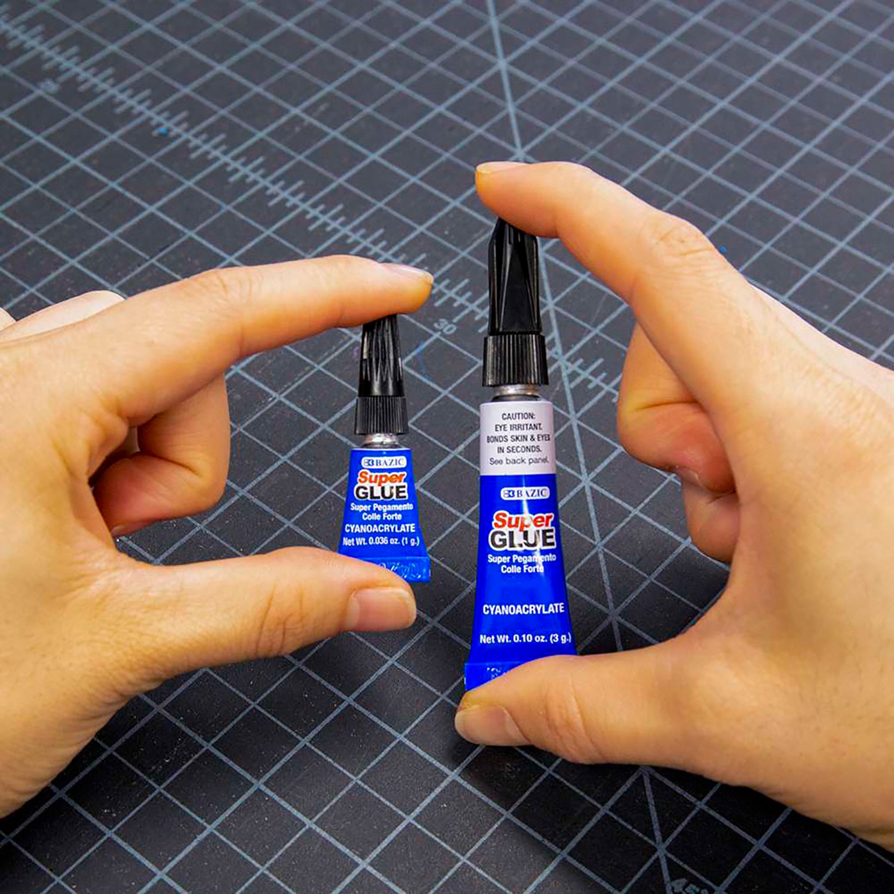 Super Glue, 0.10 oz (3g), Pack of 6