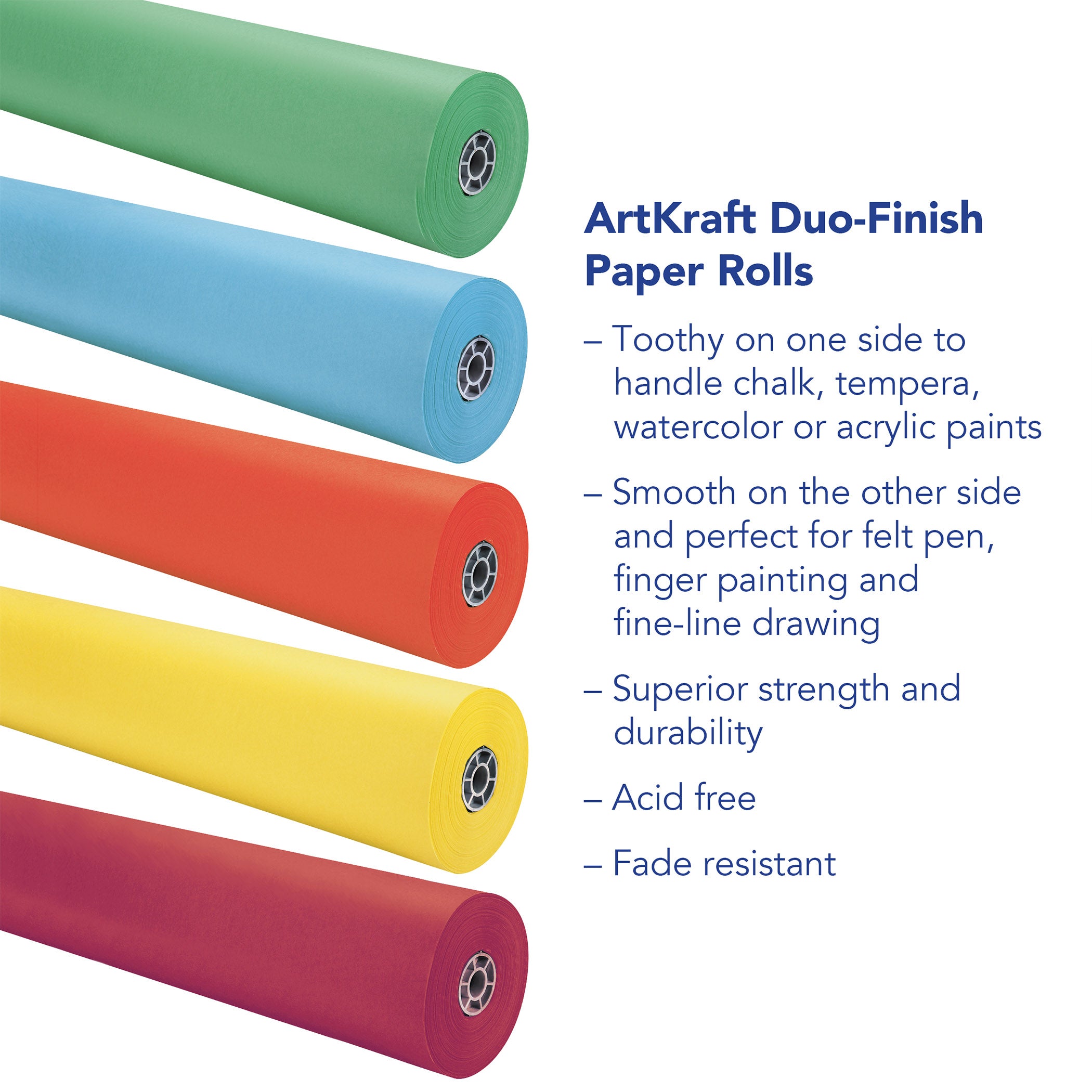 Duo-Finish® Paper, Royal Blue, 48" x 200', 1 Roll