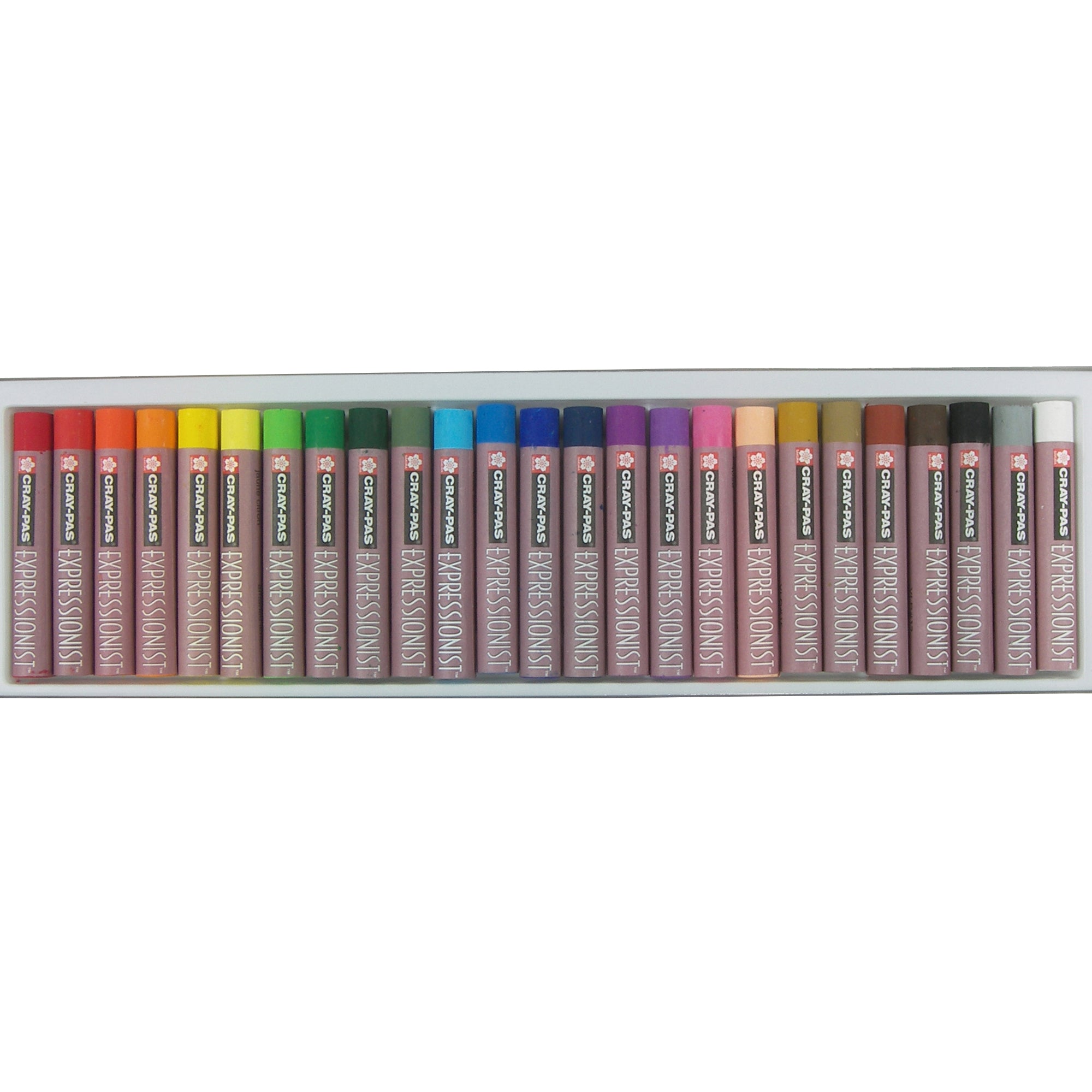 Cray-Pas Expressionist Oil Pastels, Assorted Colors, 25-Piece Set