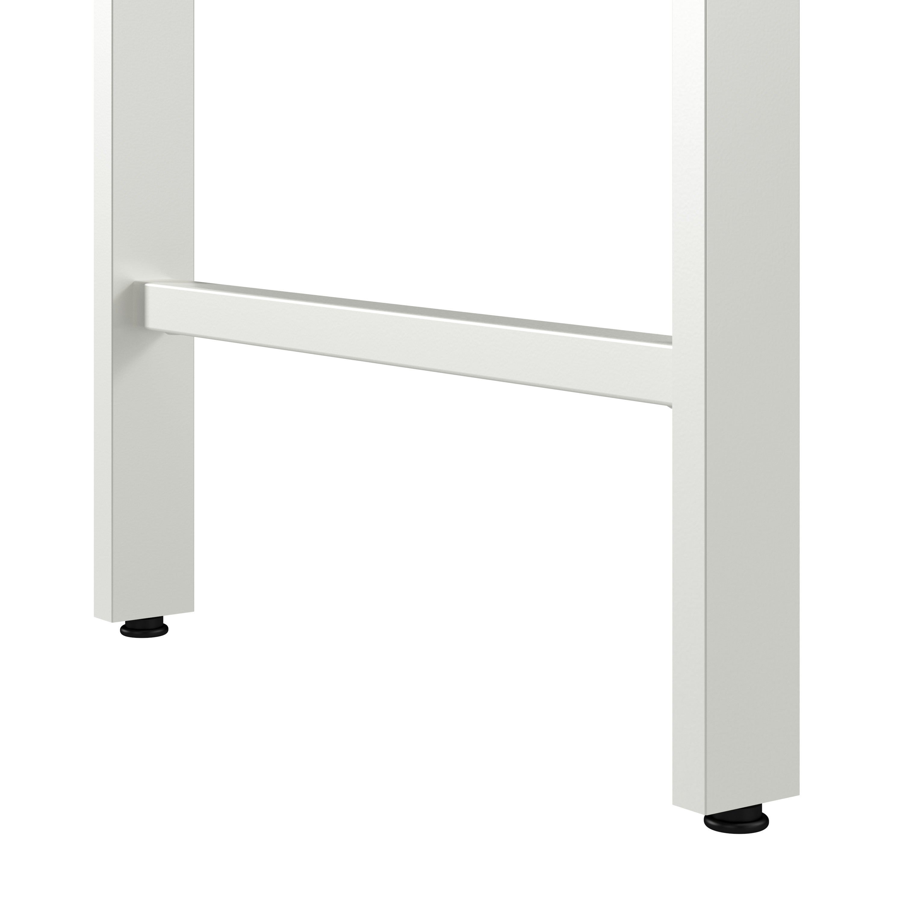 Bush Business Furniture Hustle 2 Person Computer Desk with Low Storage Cabinets, Power Grommets, and Privacy Screen in Platinum Gray - 59.44" Width x 29.37" Depth x 30.07" Height