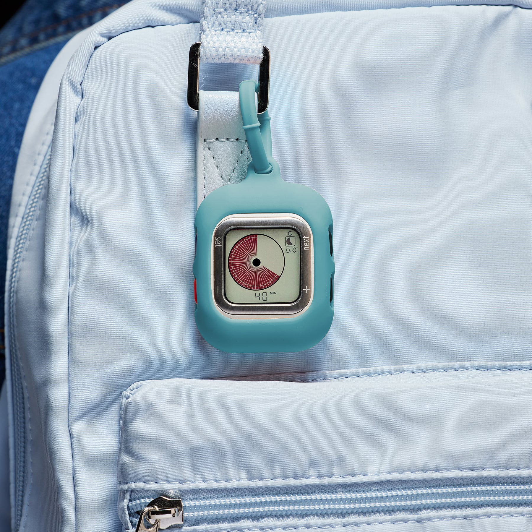 Time Timer Watch FOB Accessory (Watch Sold Separately), Caribbean Blue