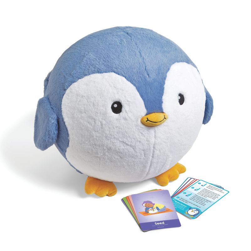 BubblePlush™ Yoga Ball Buddy Penguin