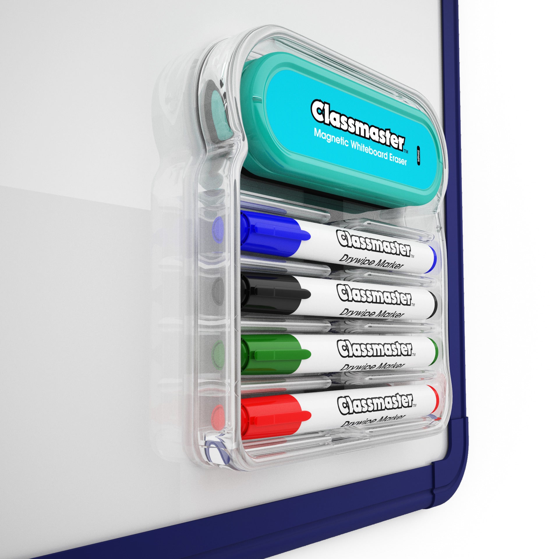 Magnetic Dry Erase Organizer with Magnetic Eraser & 4 Markers
