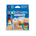 Acrylic Paint Markers - 5 Pieces