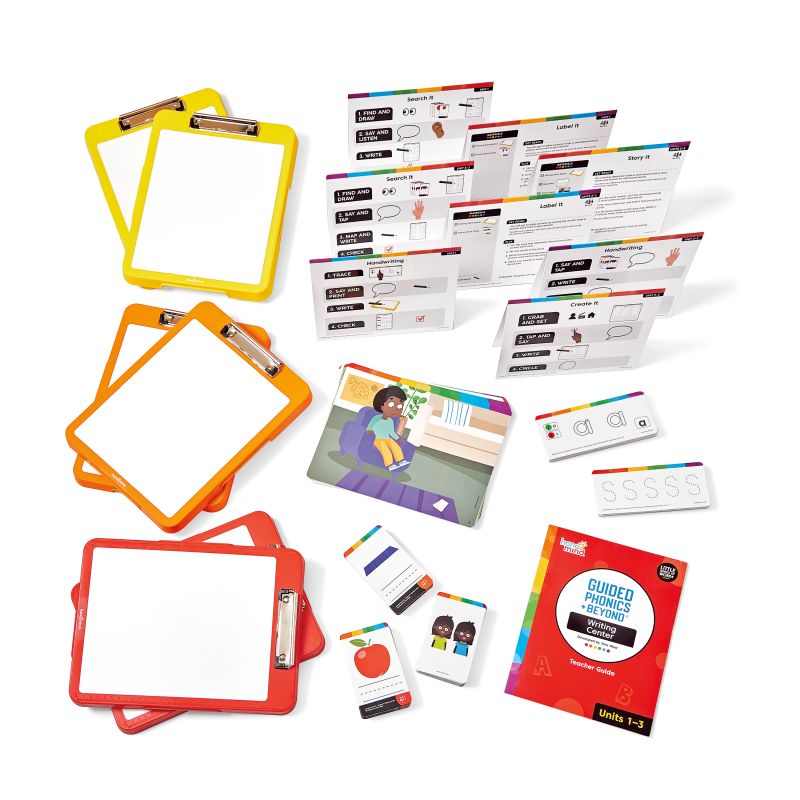 Guided Phonics + Beyond®, Writing Center, Units 1-3