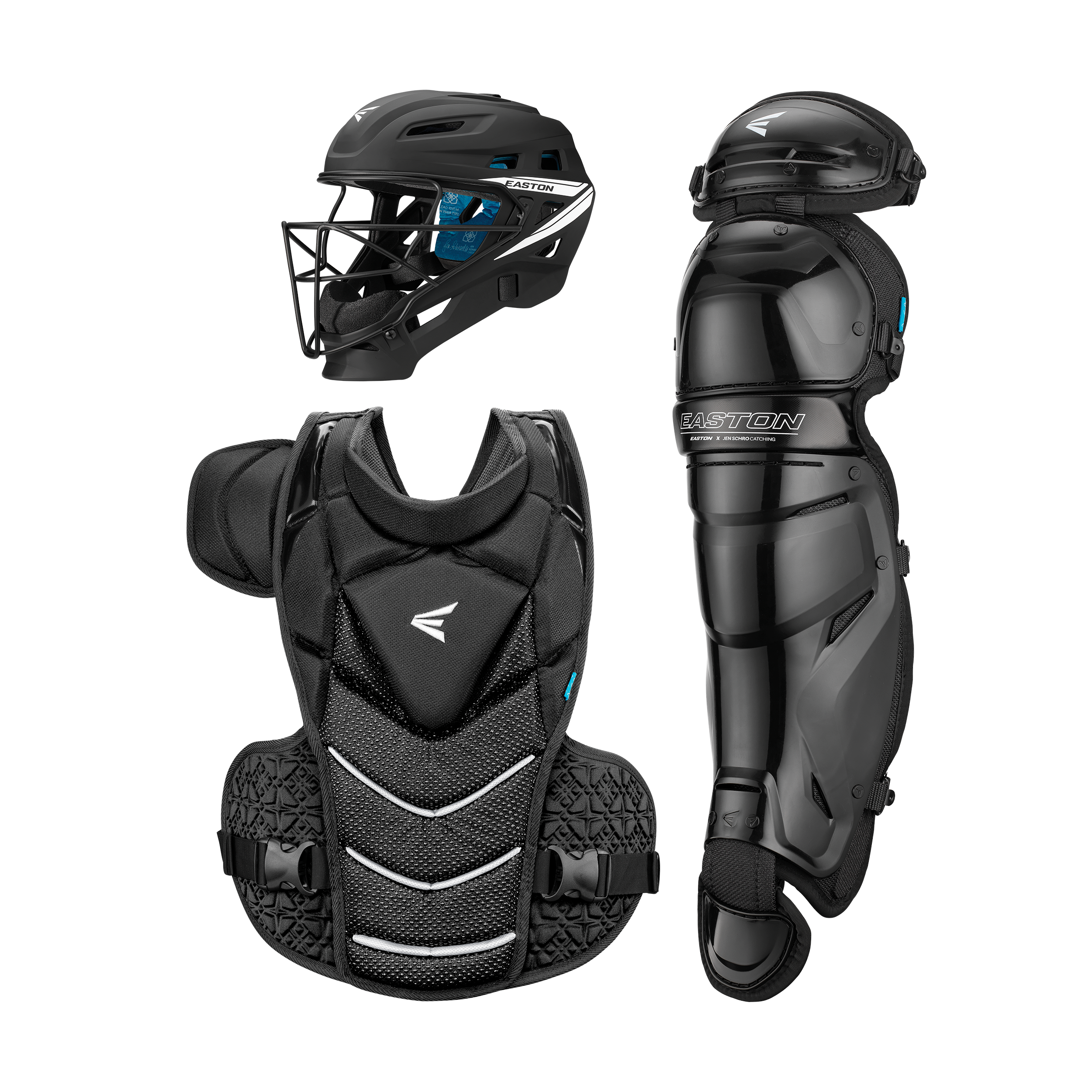 Easton Jen Schro The Very Best Softball Large Catchers Box Set - Black