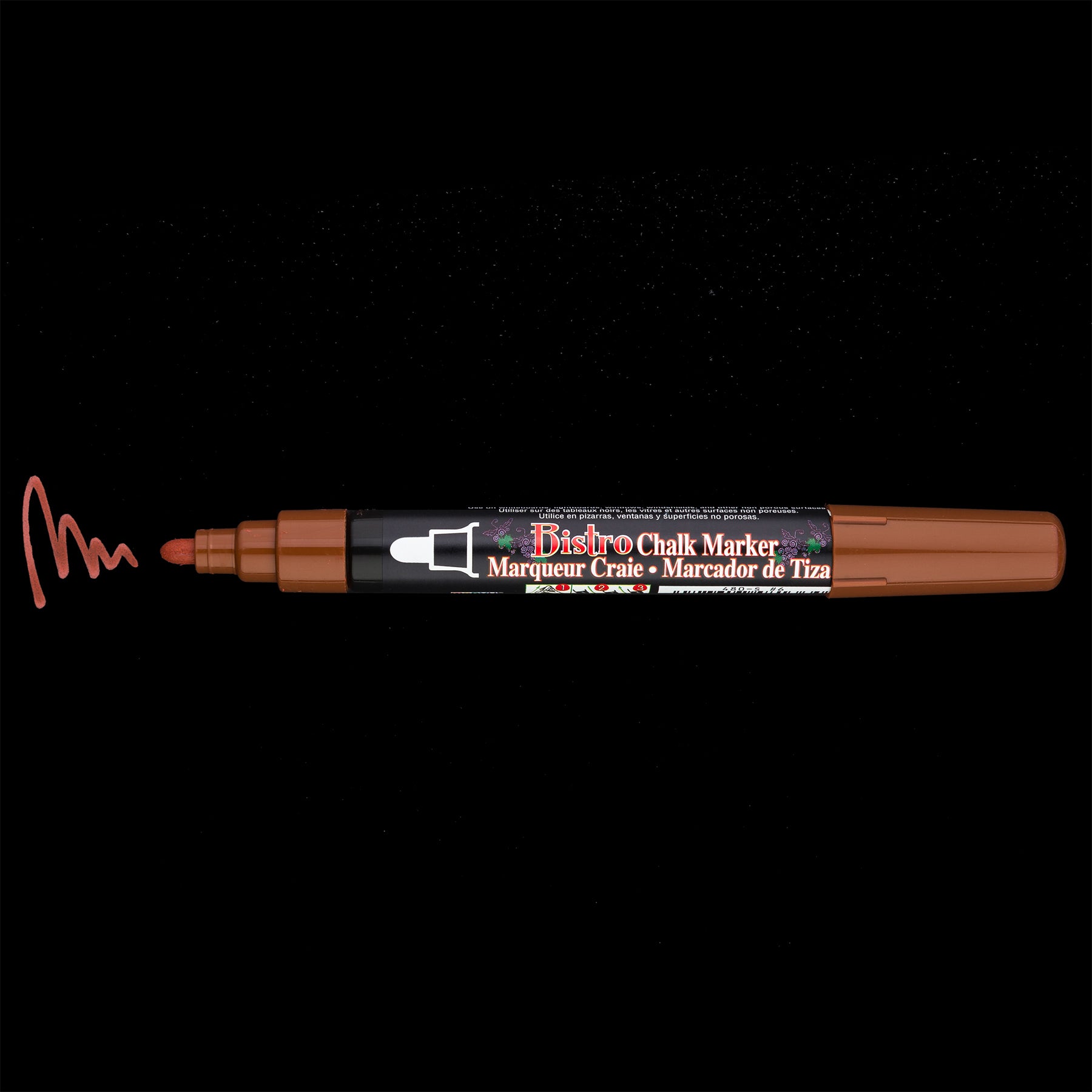 Bistro Chalk Marker Broad Tip, 480R-S, Brown
