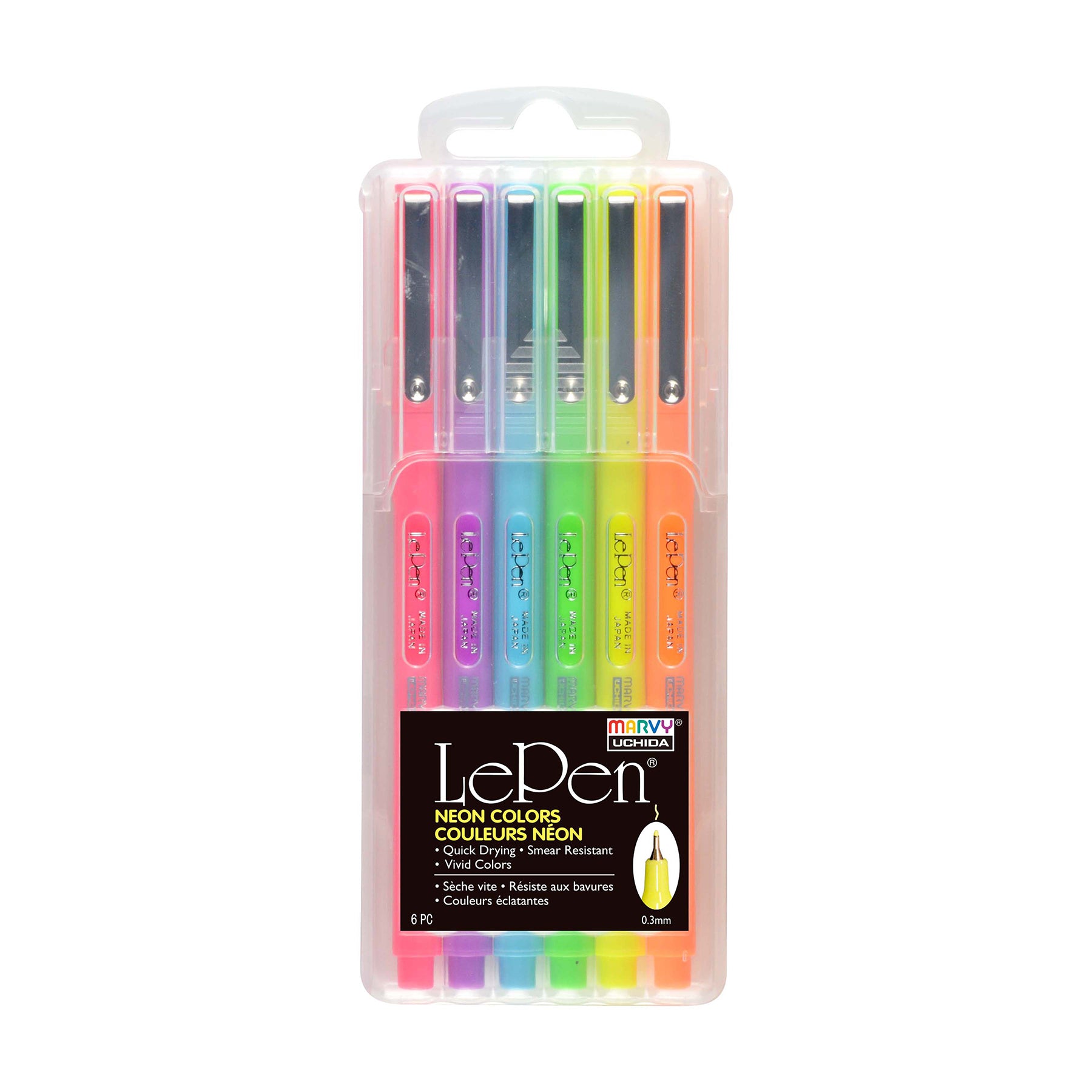 4300-6F LE PEN NEON 6PCS SET