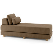 Jaxx Balshan Chaise Lounge Daybed, Toffee
