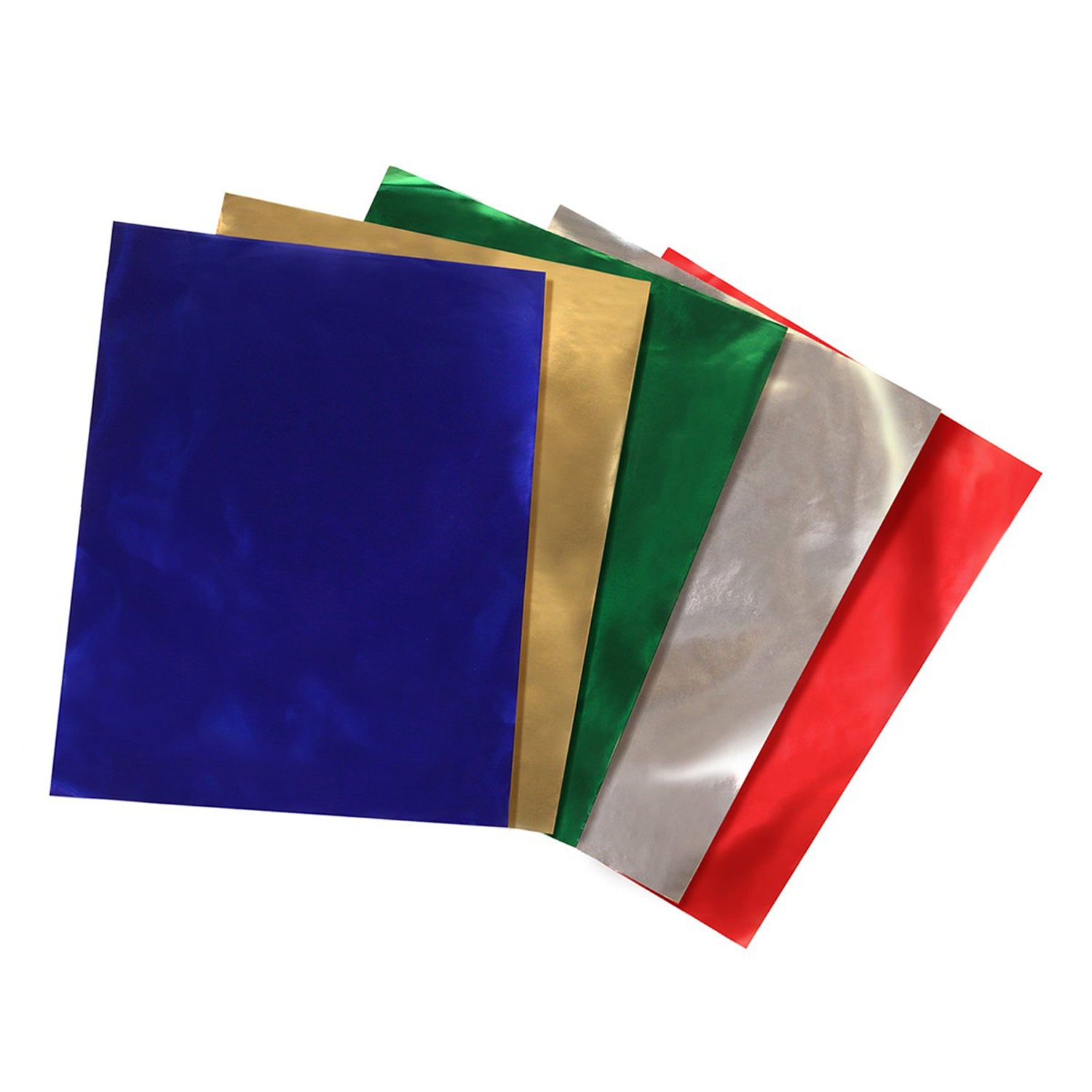 Metallic Paper - 10 sheets, 10"x13", 2 each of 5 asst'd colors