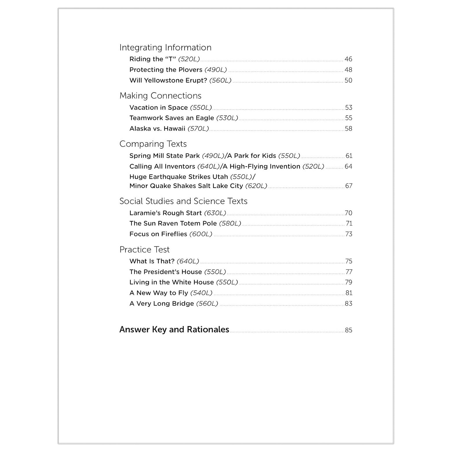 Informational Texts for Striving Readers: Grade 3