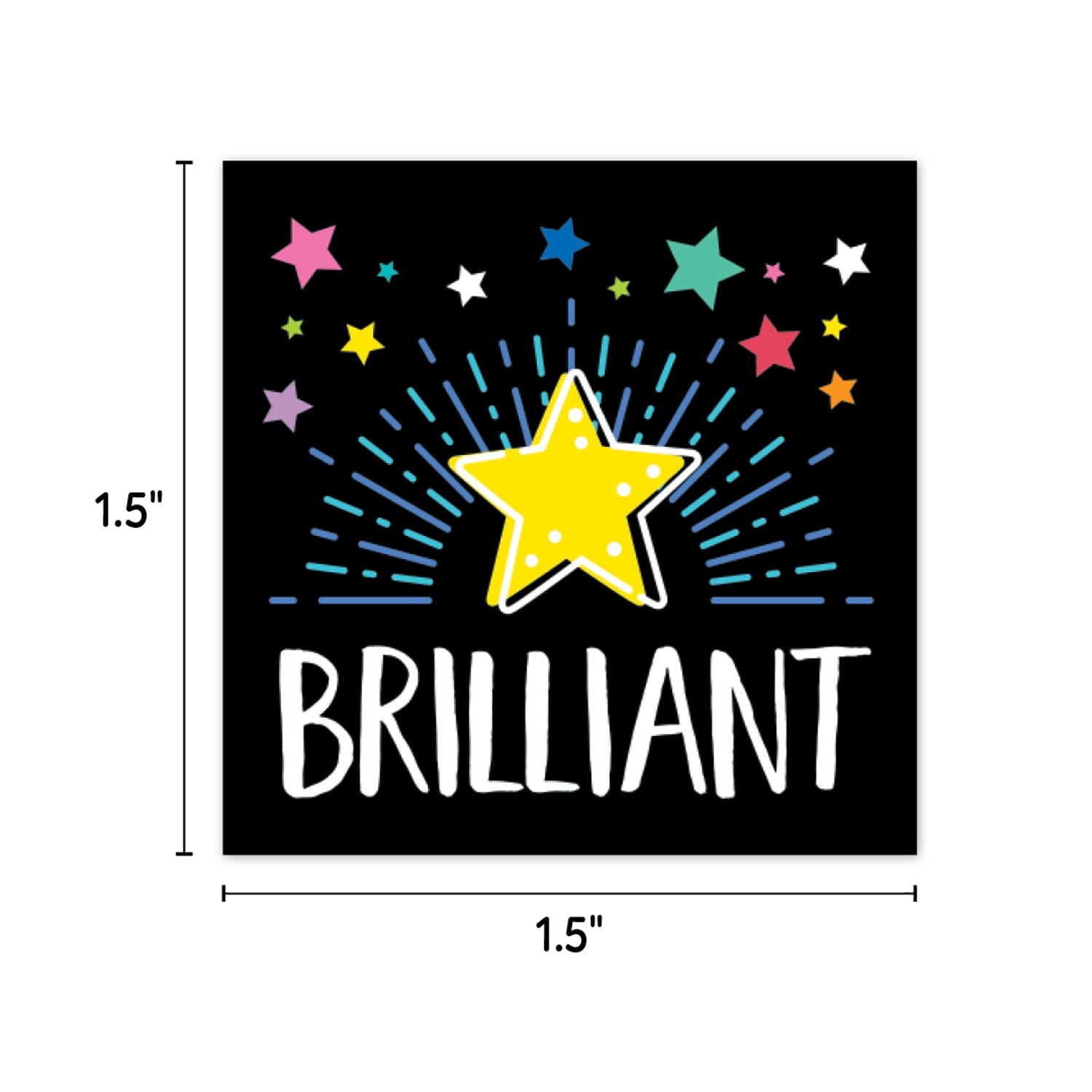 Star Bright Reward Stickers, Pack of 60