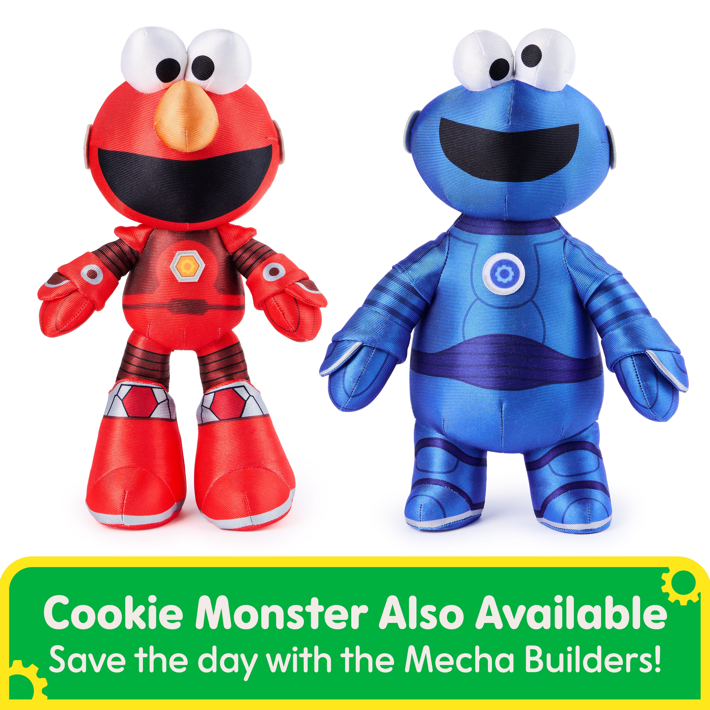 GUND Sesame Street Official Mecha Builder Elmo Plush, Stuffed Animal for Ages 1 and Up, 13"