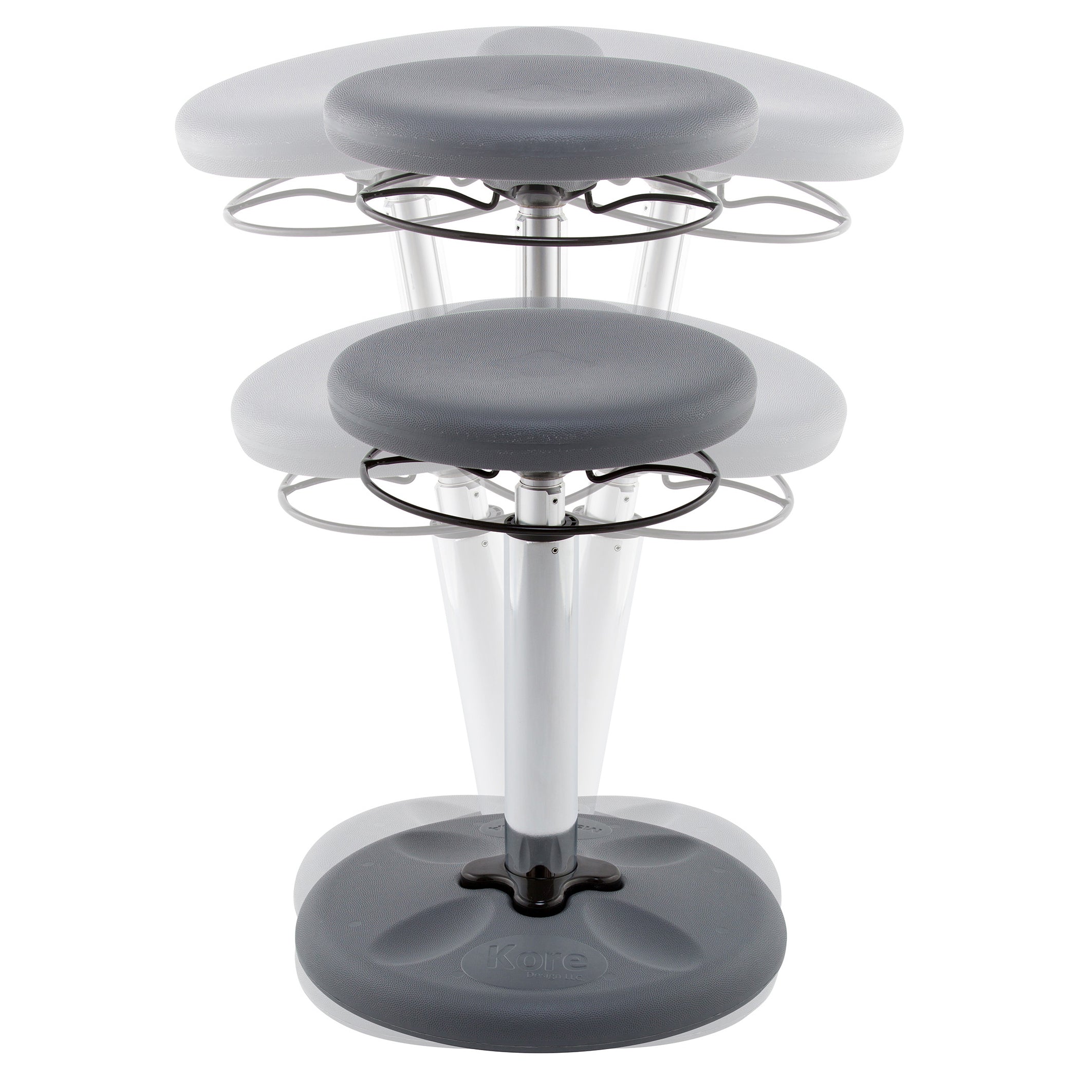 Kids Adjustable Tall Wobble Chair 16.5-24", Grey