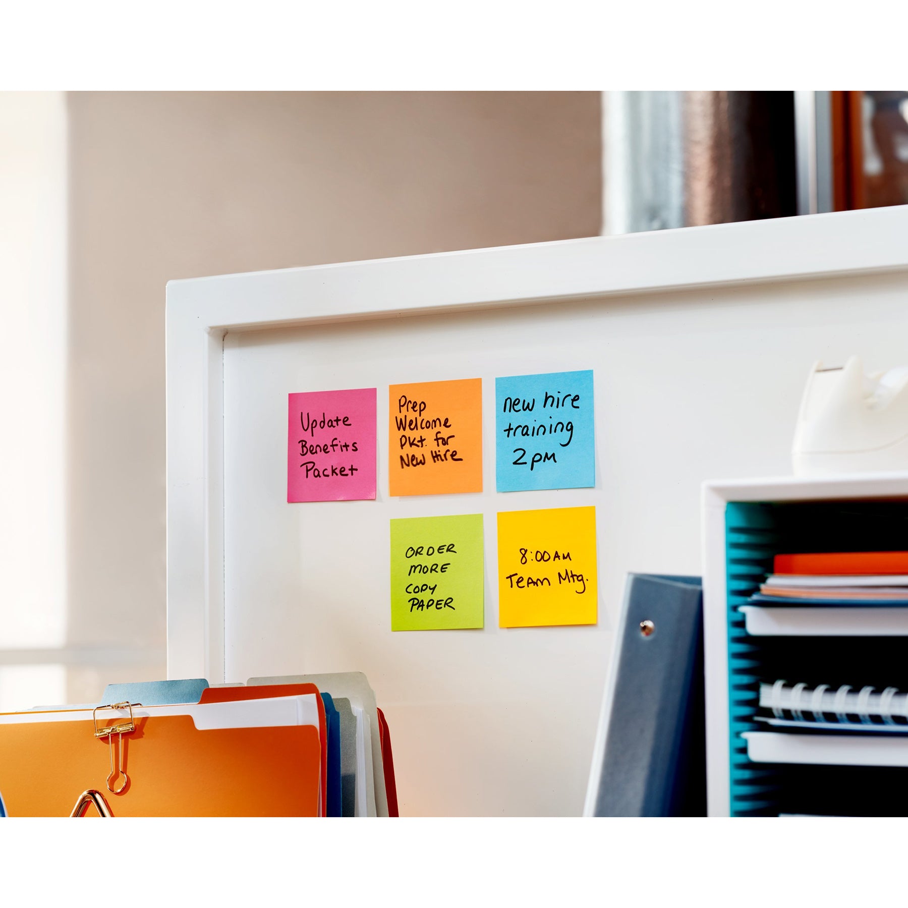 Super Sticky Notes, 3 in x 3 in, Energy Boost Collection, 70 Sheets/Pad, 24 Pads/Pack