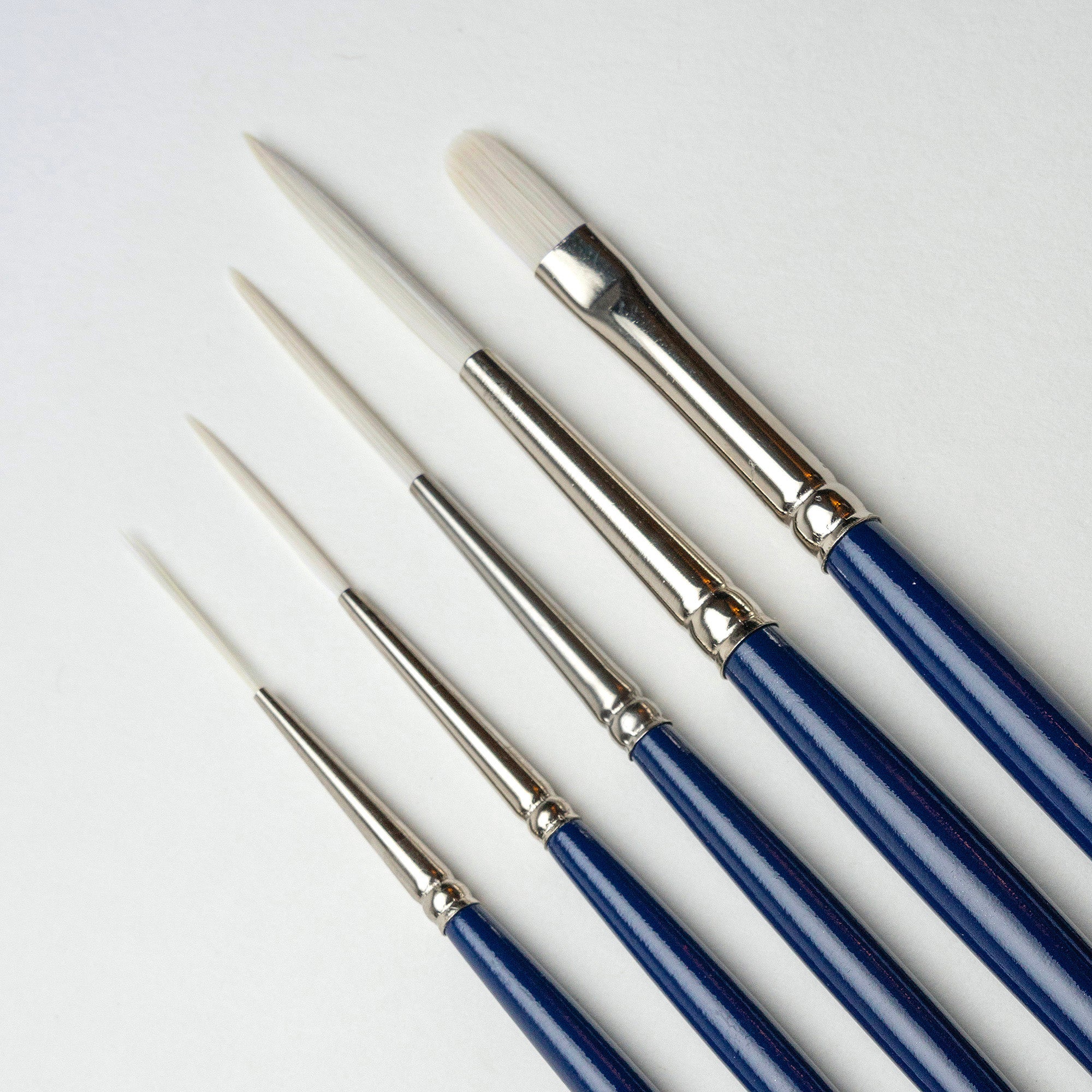 Bristlon Liner Brush Set, 5 Brushes