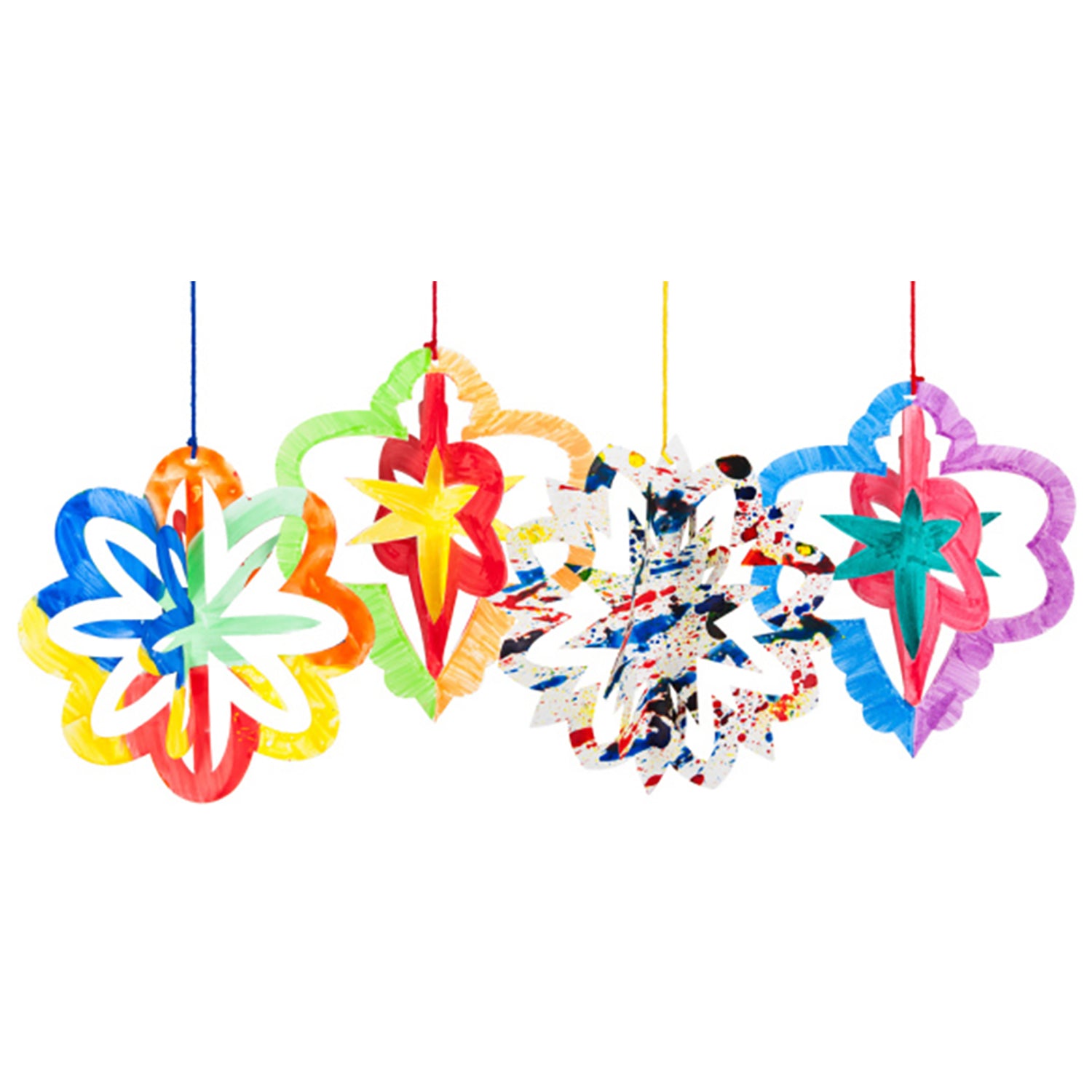 3D Ornaments, Pack of 30