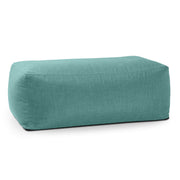Coza Ottoman - Large Outdoor Pouf & Footrest - Sunbrella, Breeze