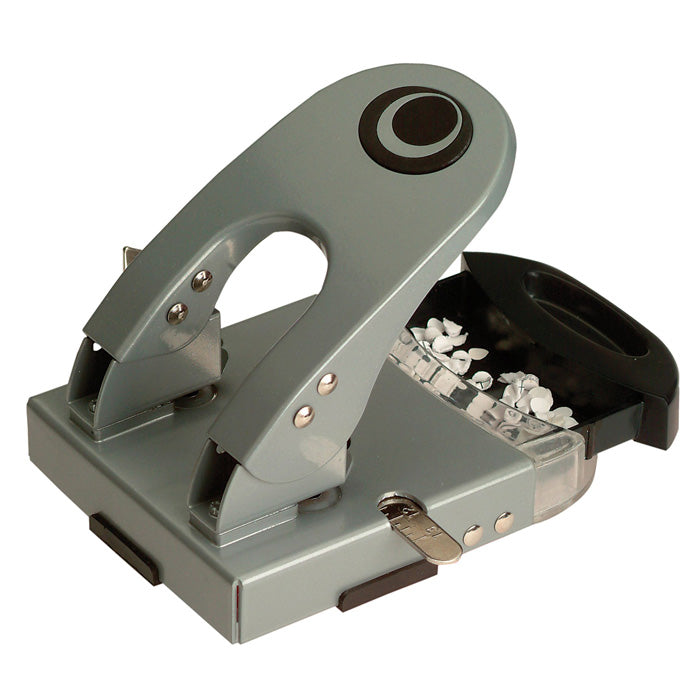 Heavy Duty Deluxe 2 Hole Punch, w/Chip Drawer, 50 Sheet Capacity