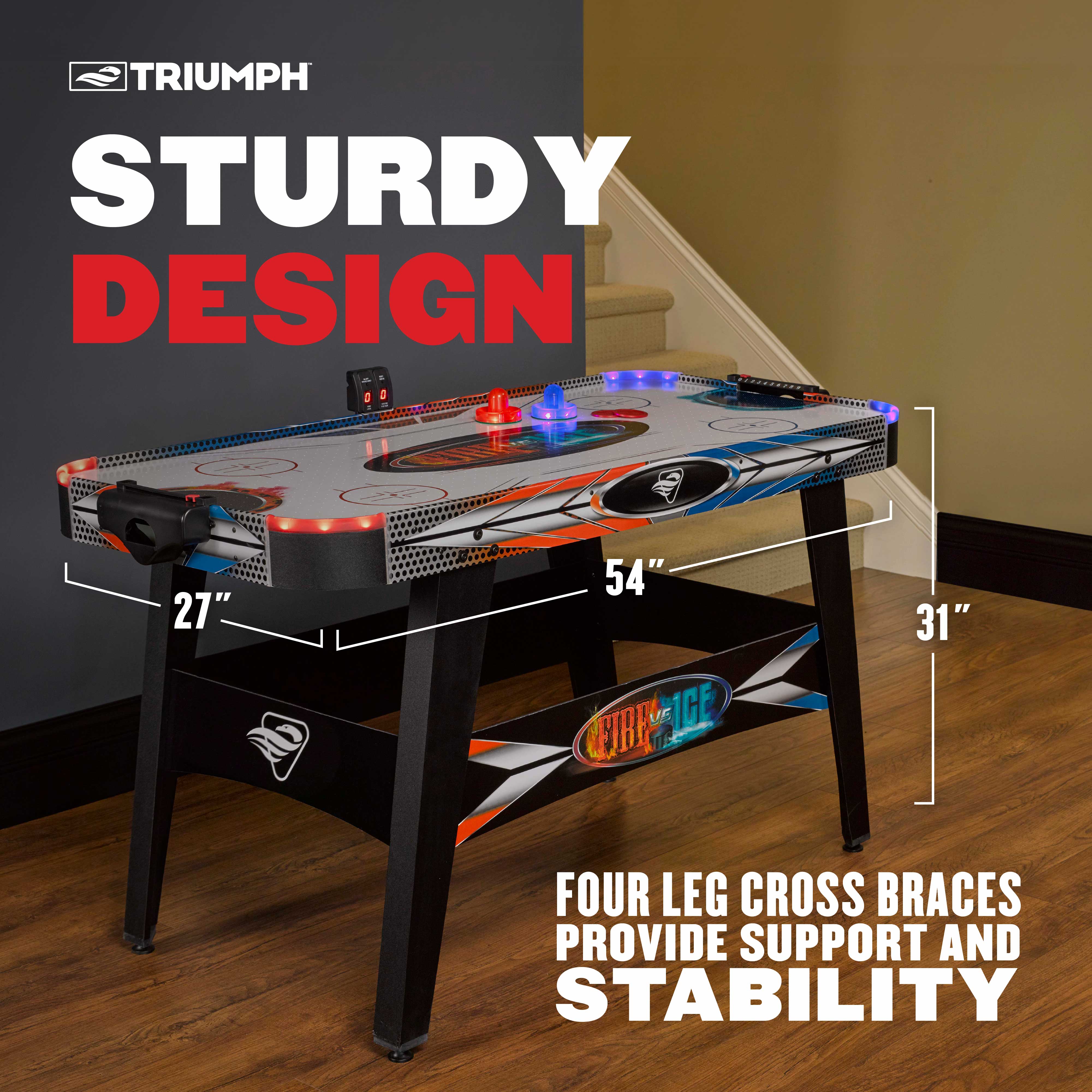 Triumph Fire 'n Ice Air Hockey Table