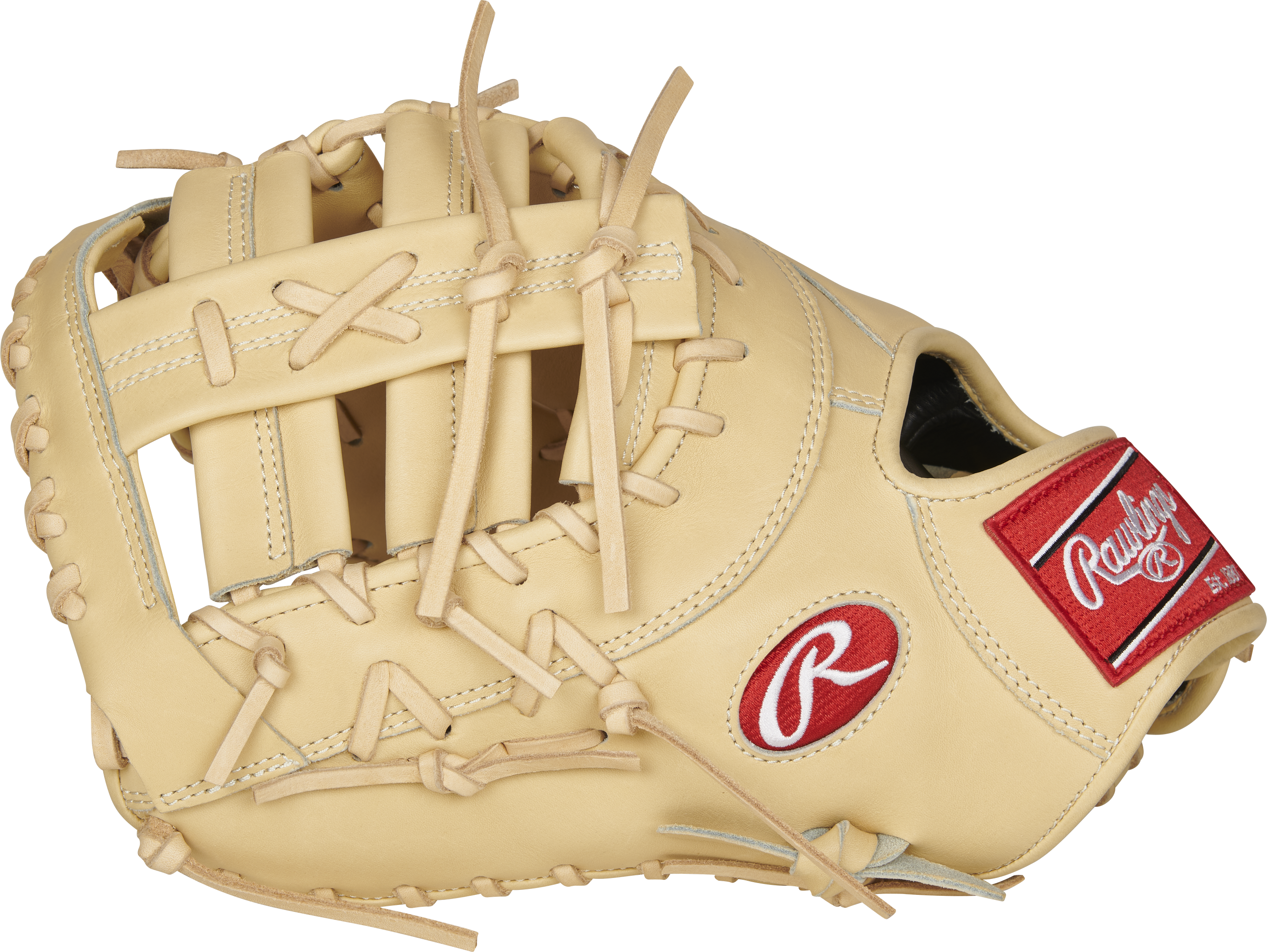 Rawlings Pro Preferred Series First Base Mitt 13-Inch Baseball Glove - Left Hand Thrower - Camel
