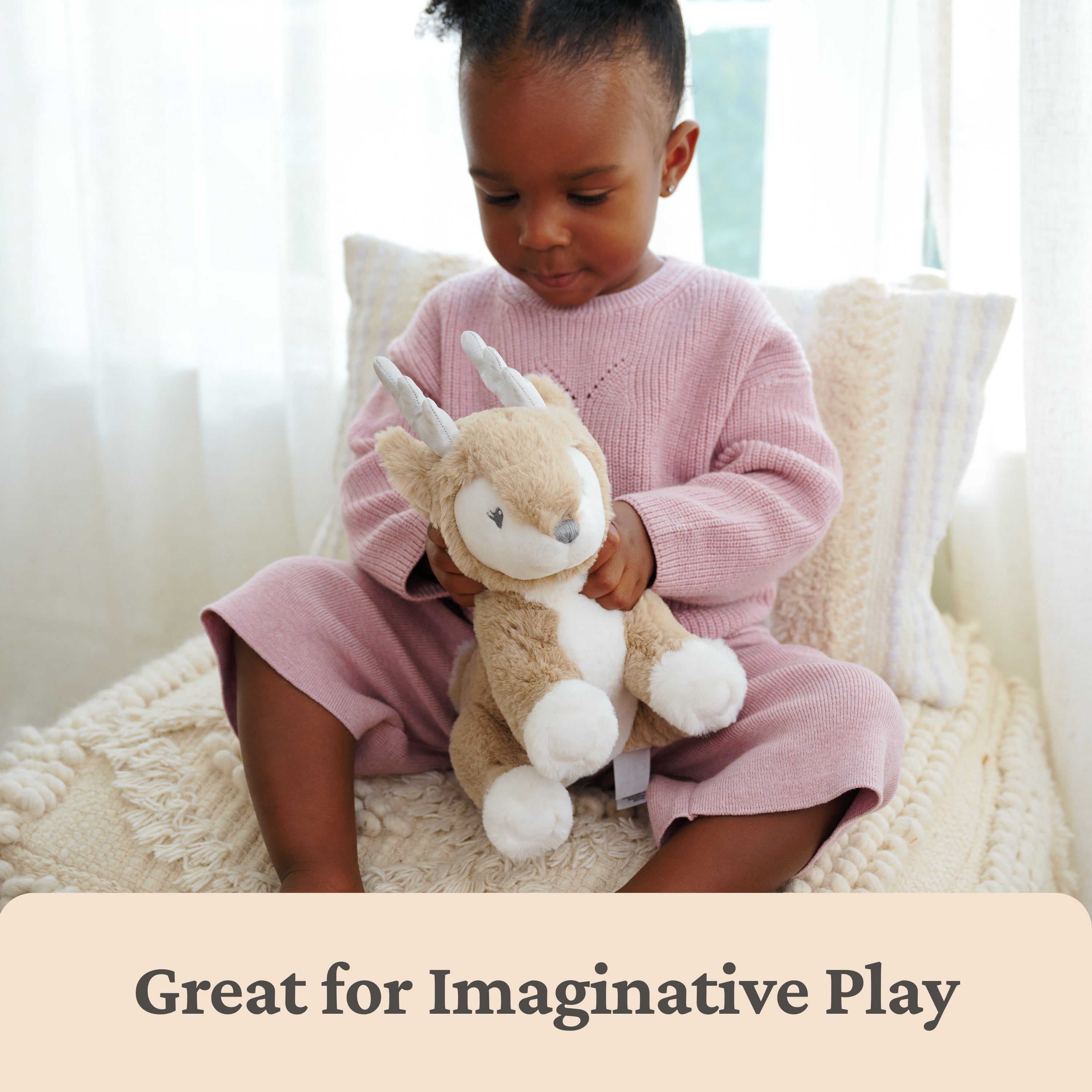 Baby GUND Maple Deer Plush, Stuffed Animal for Babies and Toddlers, Brown, 10”