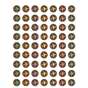 Travel the Map Airplanes Mini Stickers