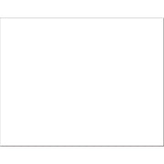 6-Ply Railroad Board, White, 22" x 28", 25 Sheets