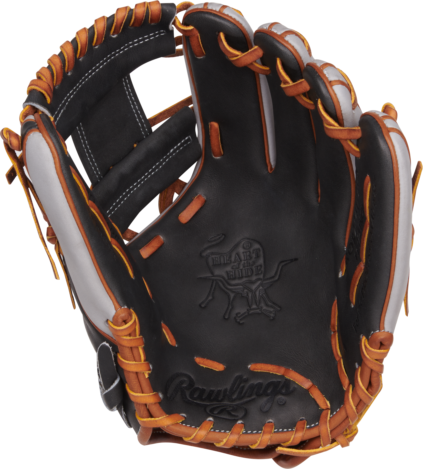 Rawlings Heart Of The Hide With Contour Technology 11.5-Inch Baseball Glove  - Right Hand Thrower - Dark Shadow