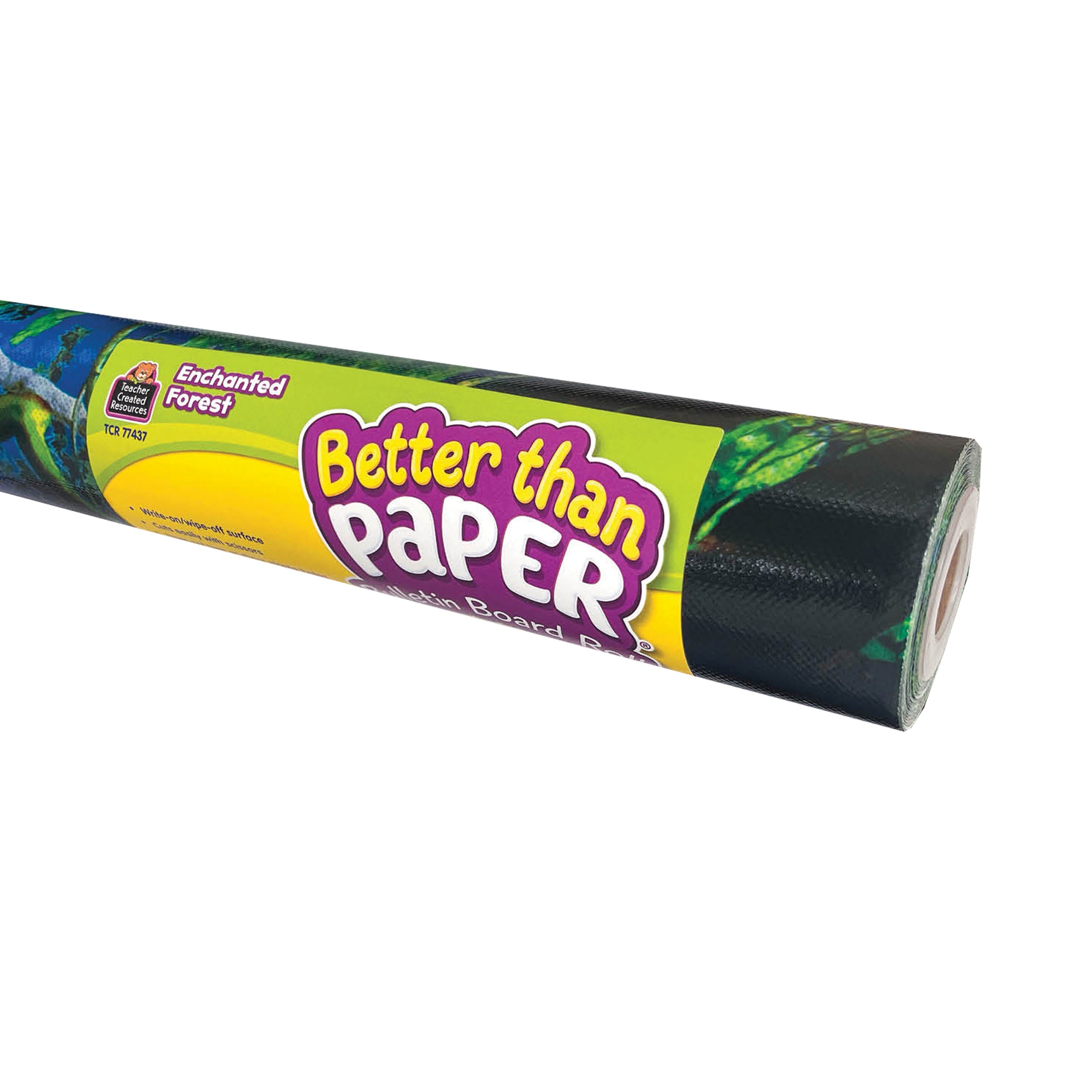 Better Than Paper® Bulletin Board Roll, 4' x 12', Enchanted Forest, 4-Pack