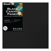 BAZIC BLACK CANVAS PANEL 8X8