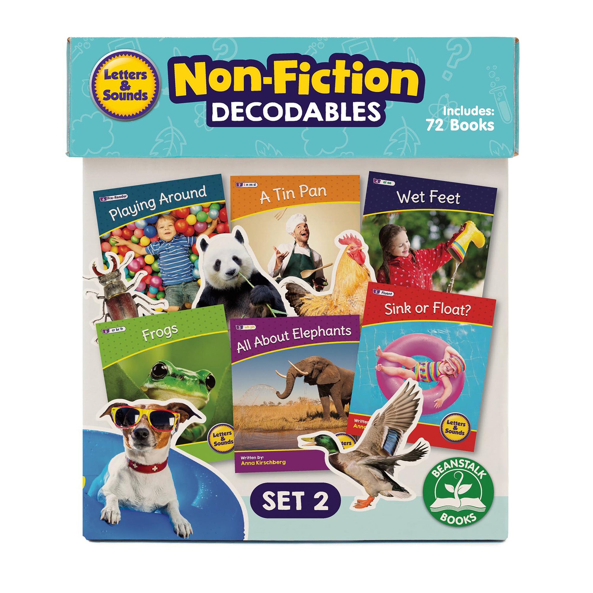 Letters & Sounds Non-Fiction Decodables Boxed Set, Set 2