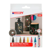 edding 750 Gloss Paint Marker - Set of 8 - Assorted