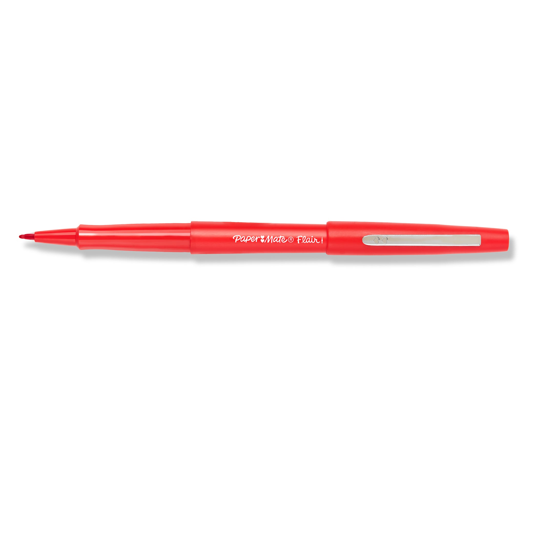 Flair Pens, Medium, Red, Box of 12