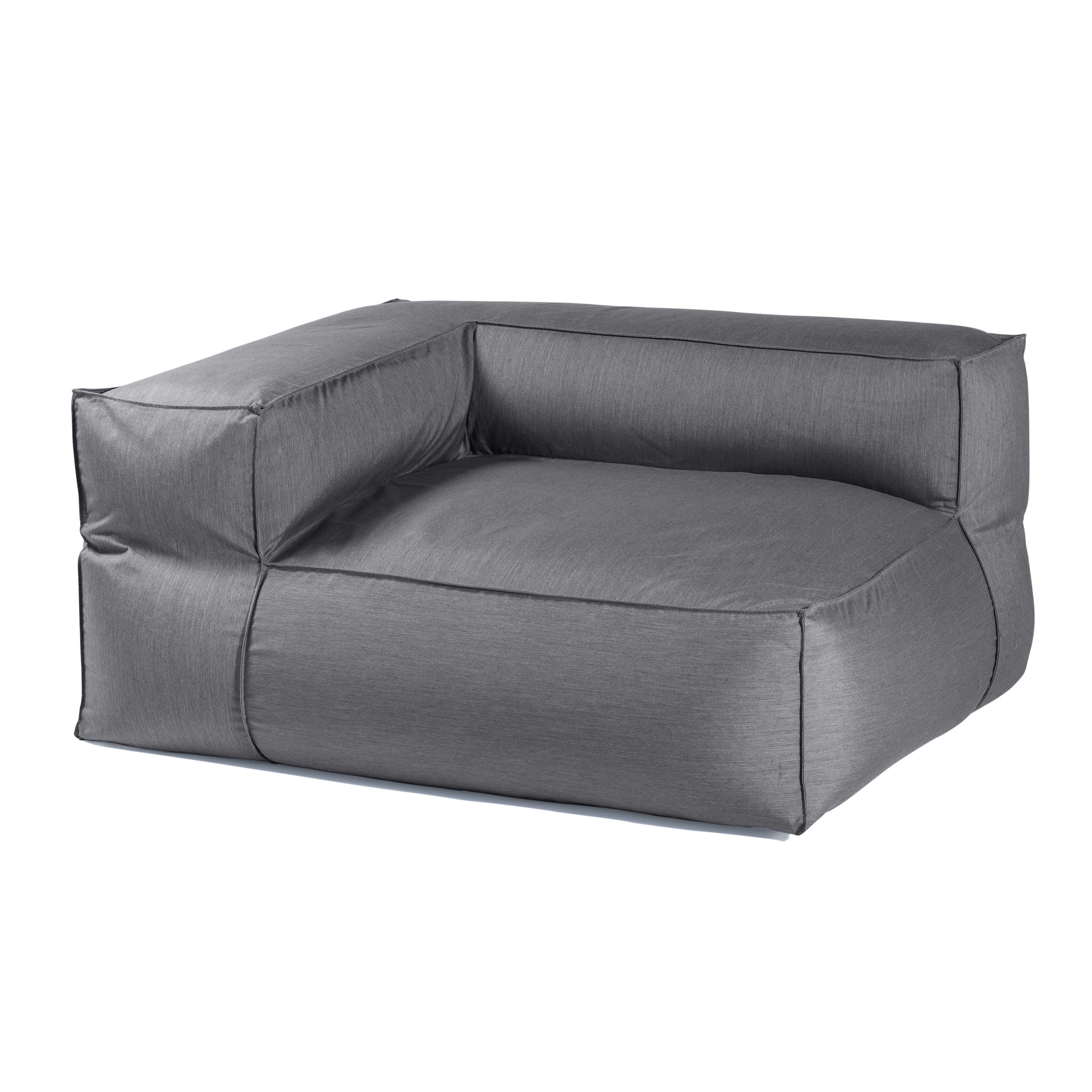 Baya Outdoor Right Corner - Sunbrella, Charcoal