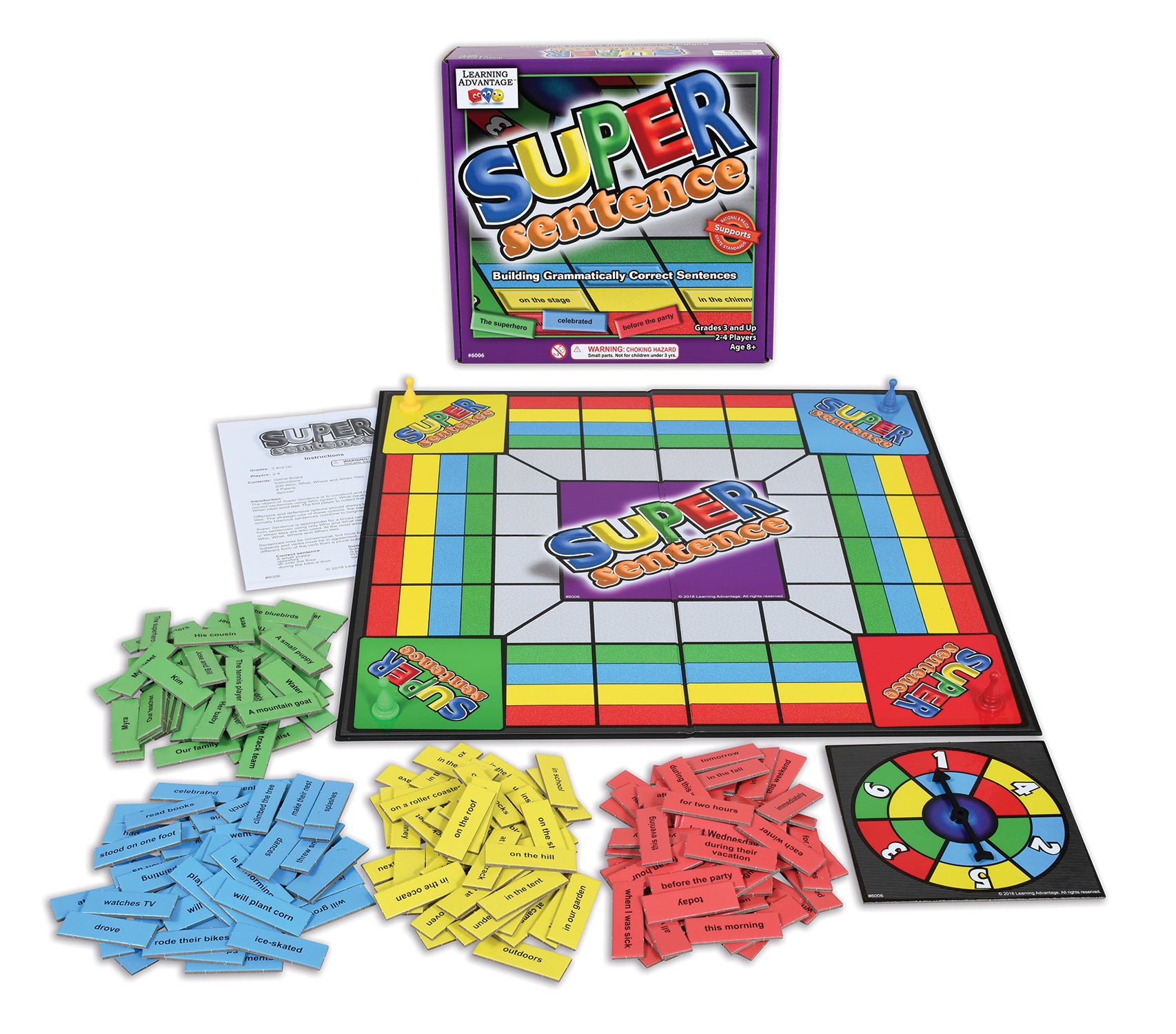 Super Sentence Board Game