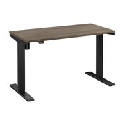 Bush Business Furniture Move 40 Series 48W x 24D Electric Height Adjustable Standing Desk in Modern Hickory with Black Base - 47.6" Width x 23.35" Depth x 28.17" Height