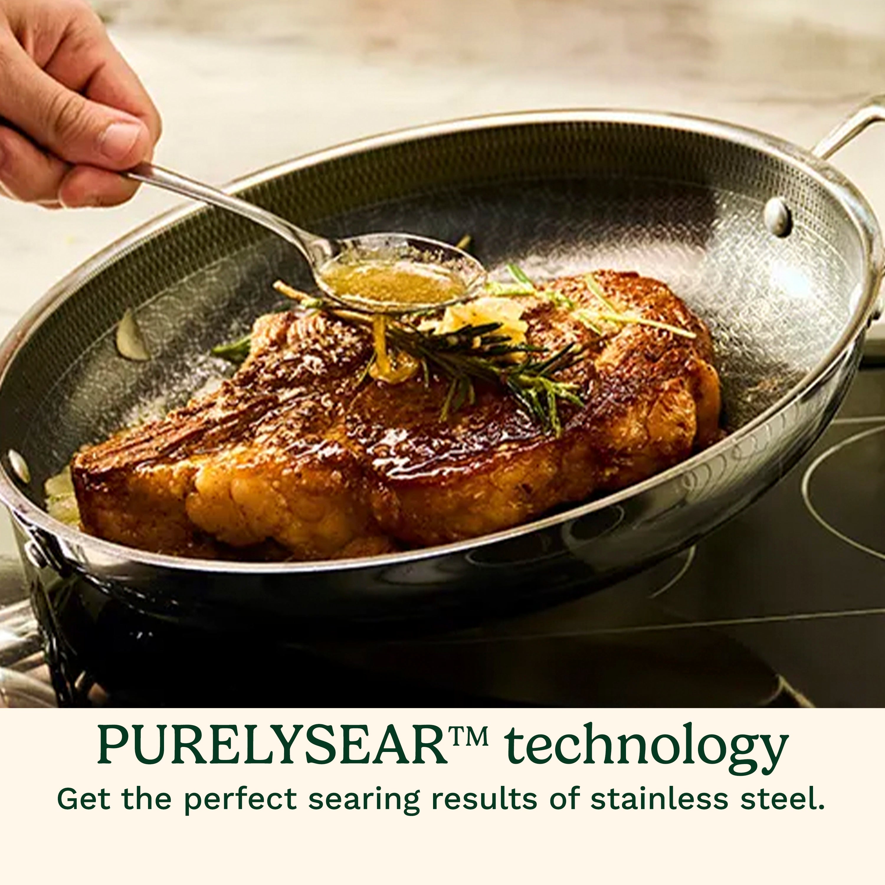 FusionPlus™ 6pc Skillet Set– 8” with Lid 10” with Lid 12” with Lid