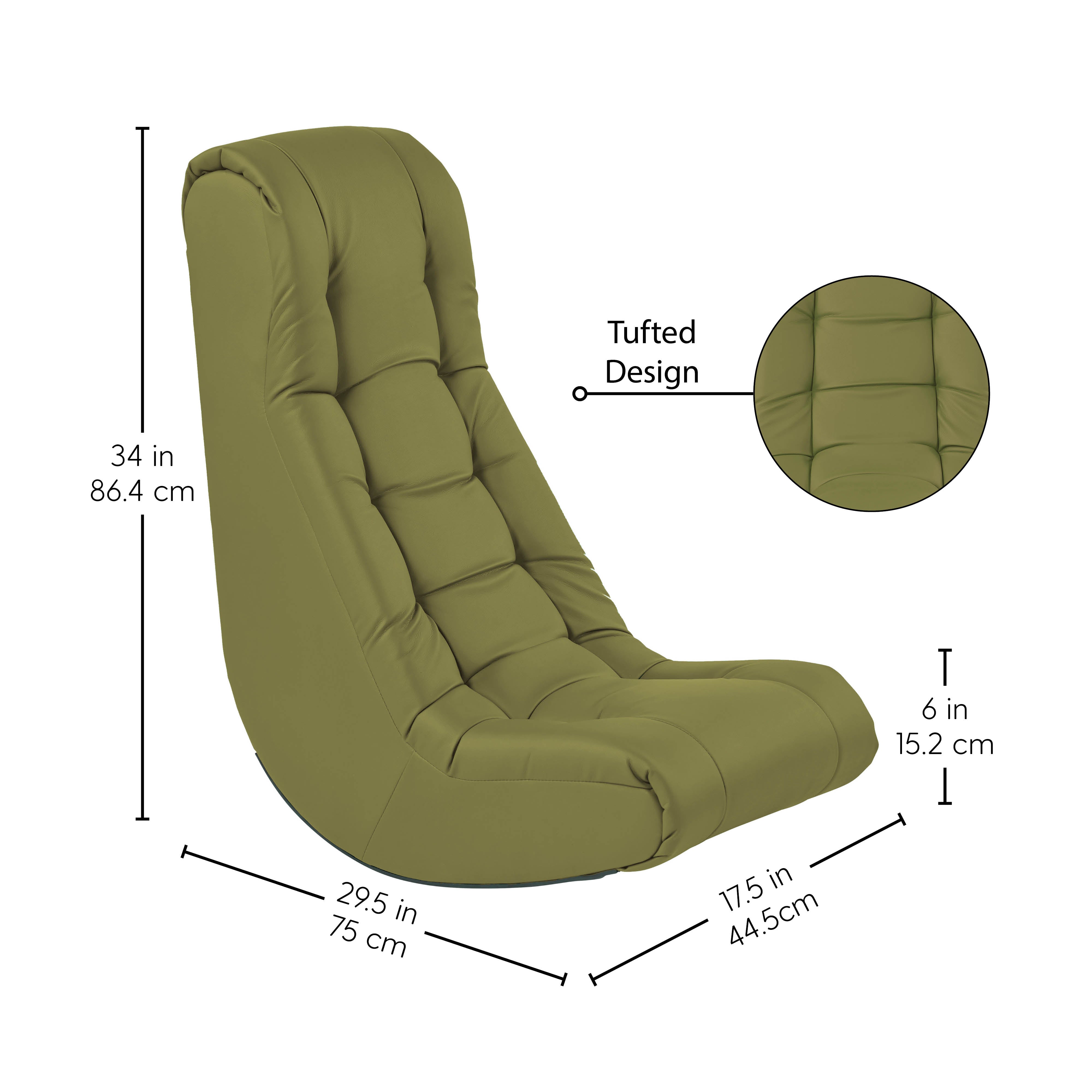 Tufted Soft Rocker - Fern Green