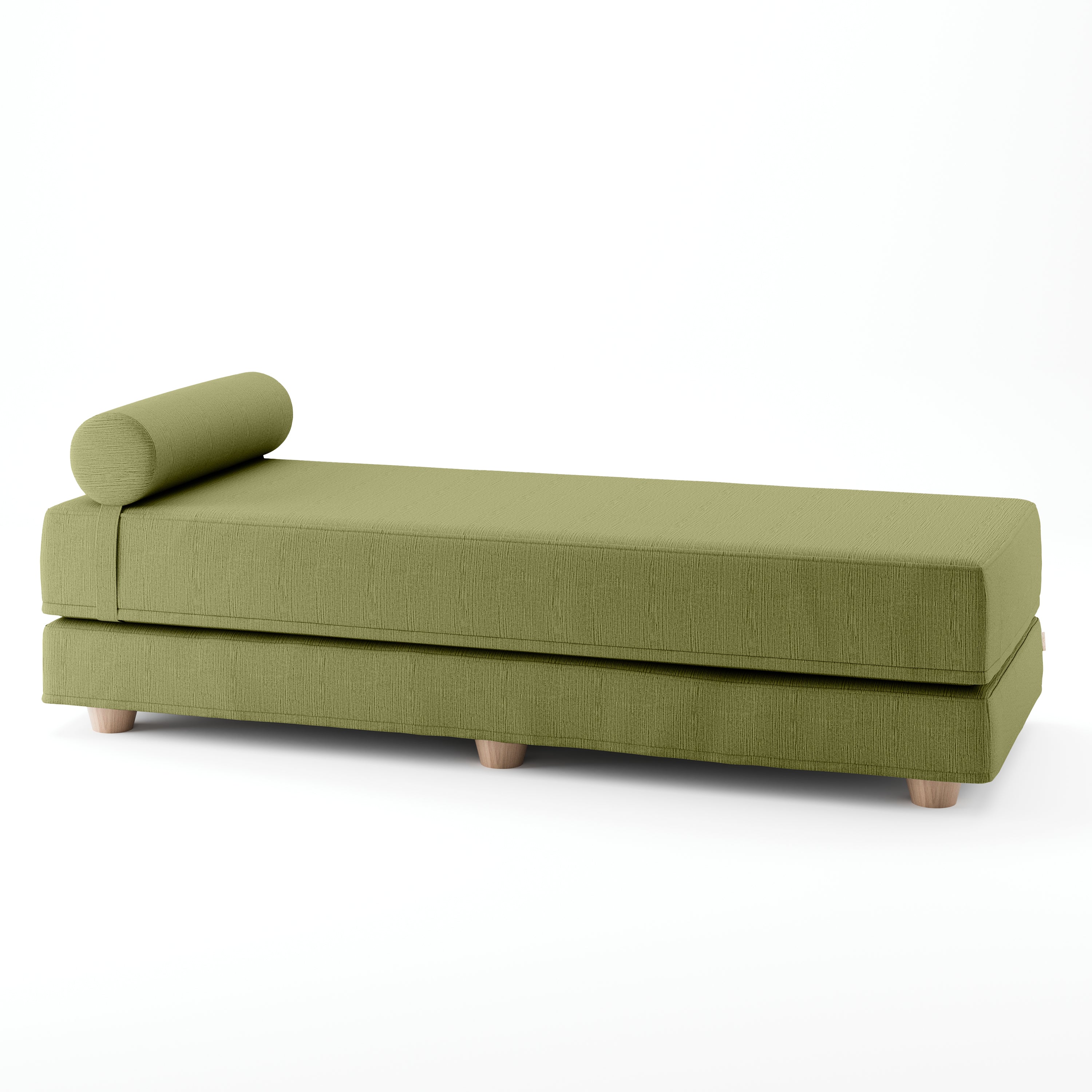 Jaxx Alon Daybed | Fold-Out Sleeper | Queen-Size Mattress - Moss