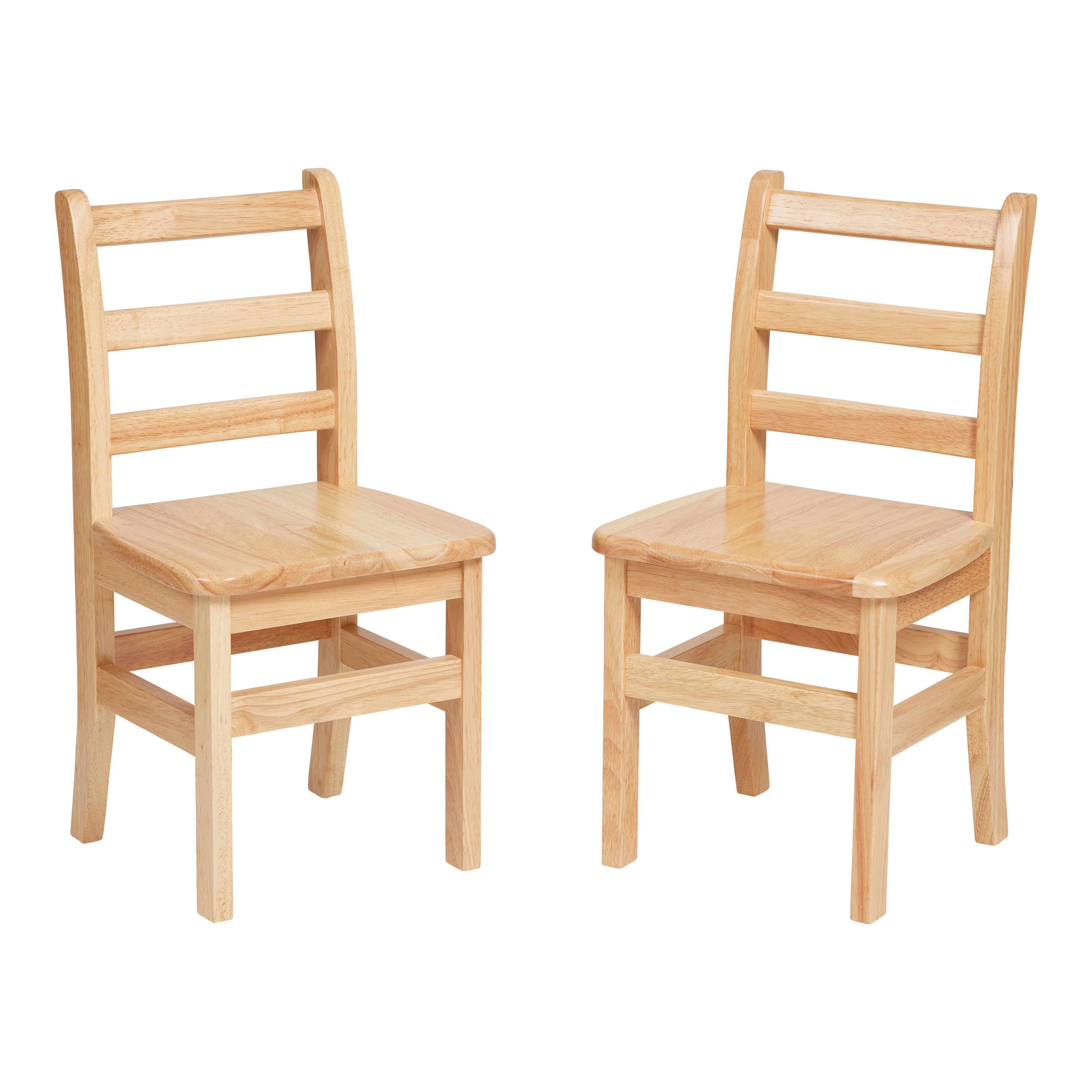 14in Three Rung Ladderback Chair 2-Pack - Assembled