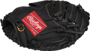 Rawlings Renegade Series Catchers Mitt  Youth 31.5-Inch Baseball Glove - Left Hand Thrower - Black